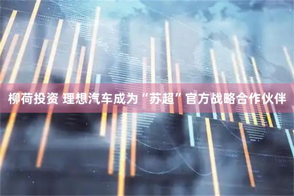 柳荷投资 理想汽车成为“苏超”官方战略合作伙伴