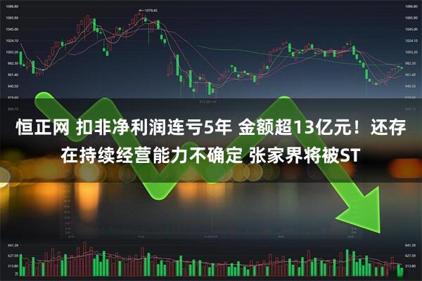 恒正网 扣非净利润连亏5年 金额超13亿元！还存在持续经营能力不确定 张家界将被ST